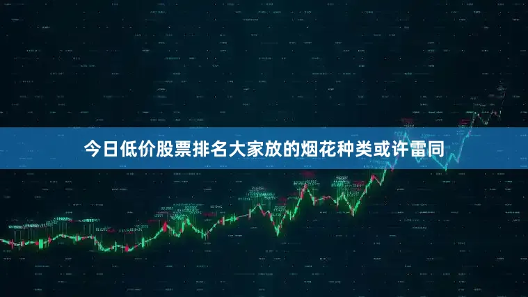 今日低价股票排名大家放的烟花种类或许雷同